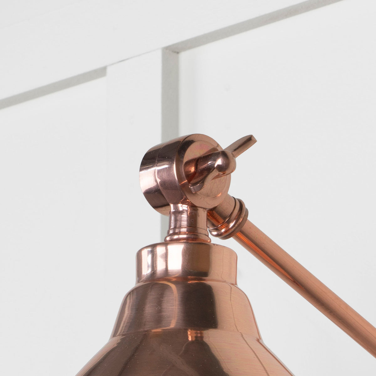 Hammered Copper Brindley Wall Light by From The Anvil