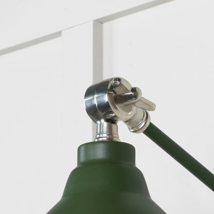 Hammered Nickel Brindley Wall Light by From The Anvil