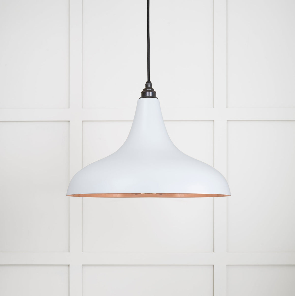 Smooth Copper Frankley Pendant by From The Anvil