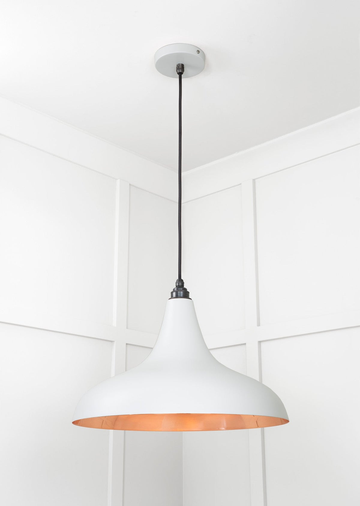 Smooth Copper Frankley Pendant by From The Anvil