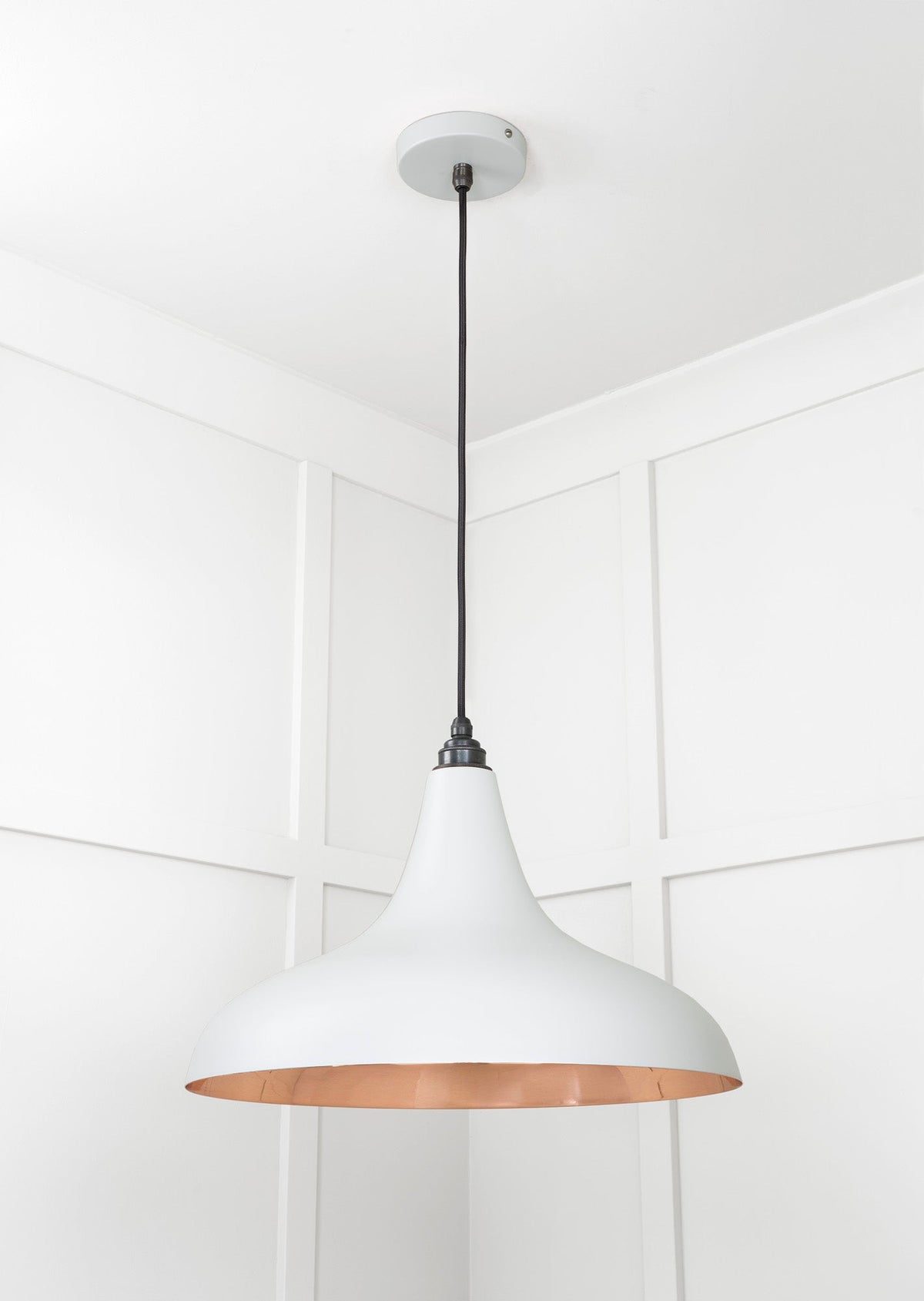 Smooth Copper Frankley Pendant by From The Anvil
