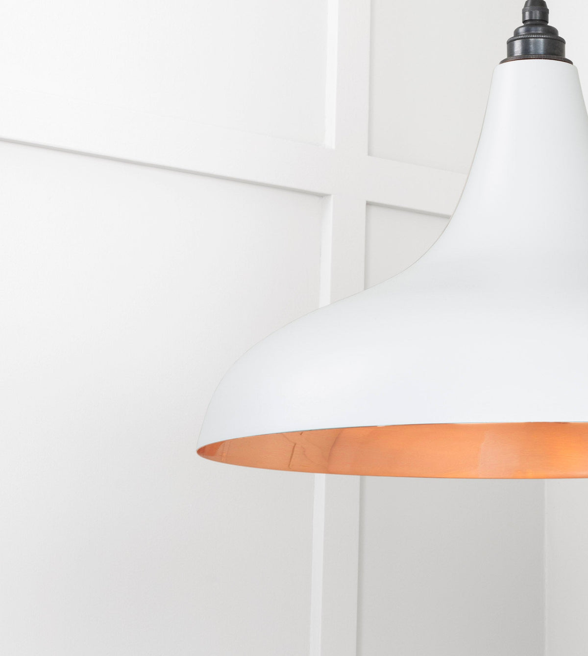 Smooth Copper Frankley Pendant by From The Anvil