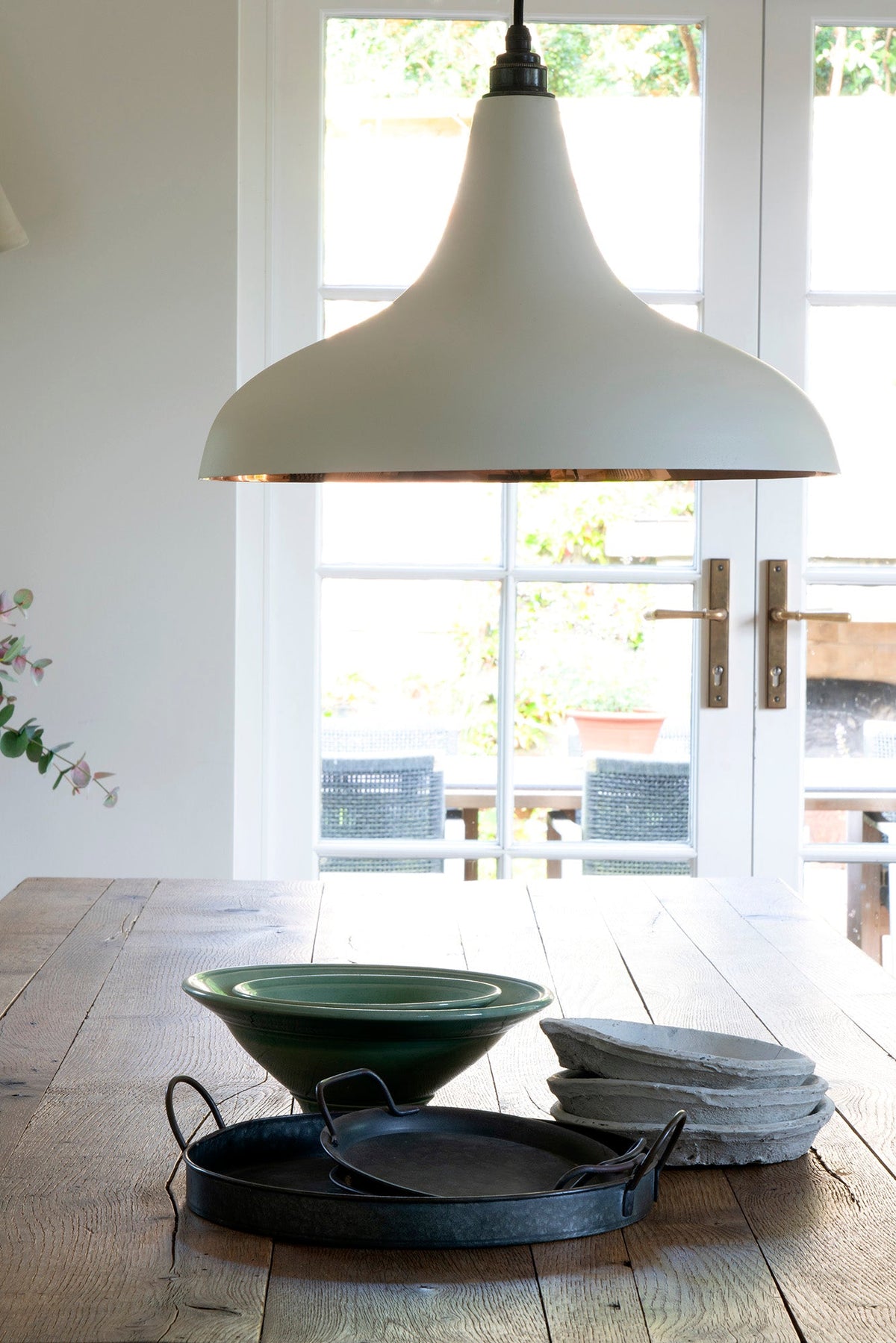 Smooth Copper Frankley Pendant by From The Anvil