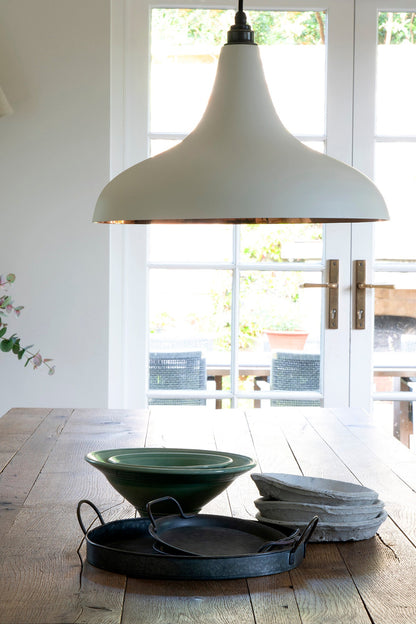 Smooth Copper Frankley Pendant by From The Anvil