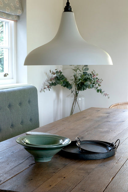 Smooth Copper Frankley Pendant by From The Anvil