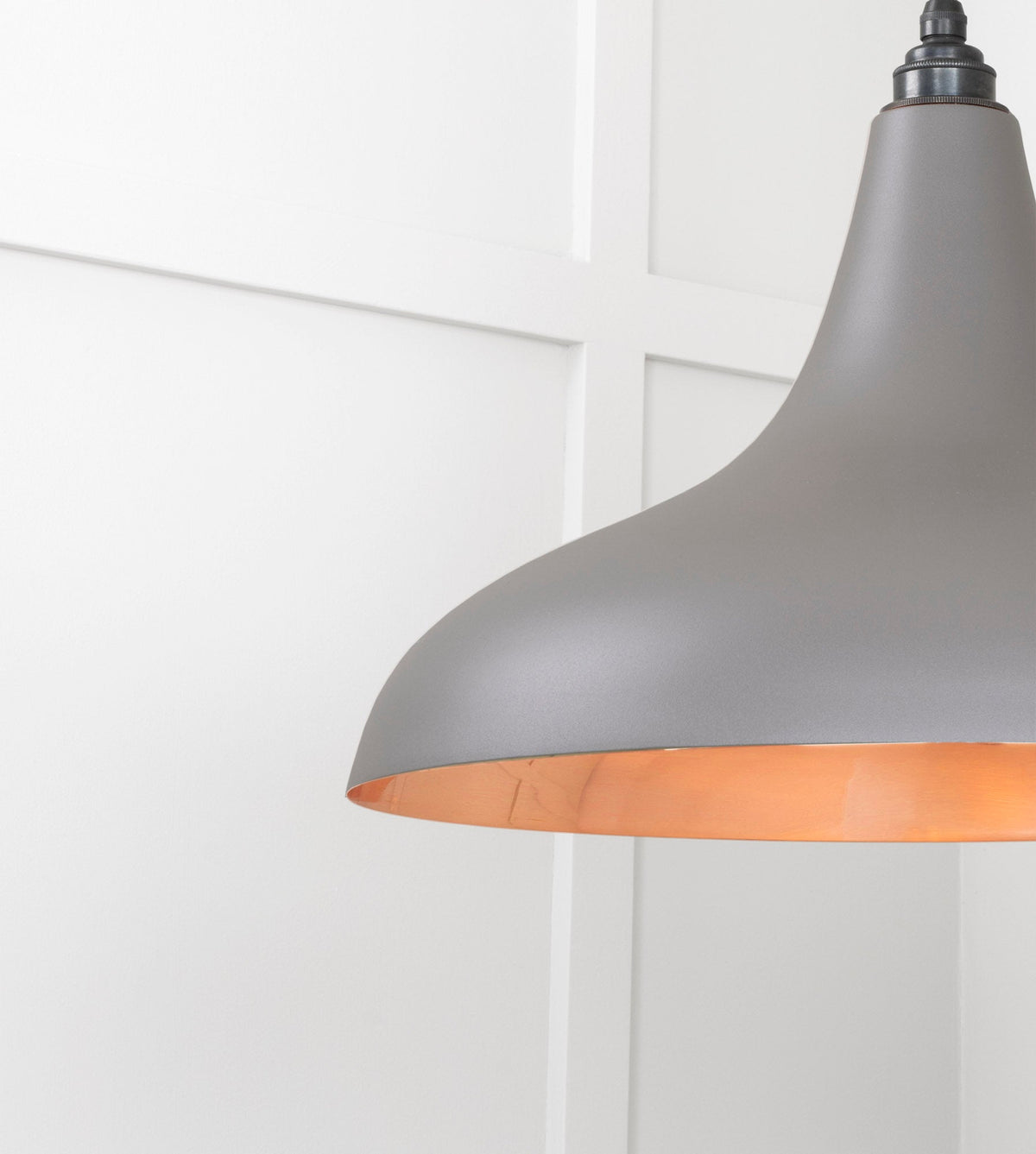Smooth Copper Frankley Pendant by From The Anvil