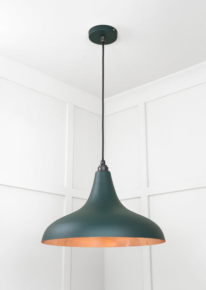 Smooth Copper Frankley Pendant by From The Anvil