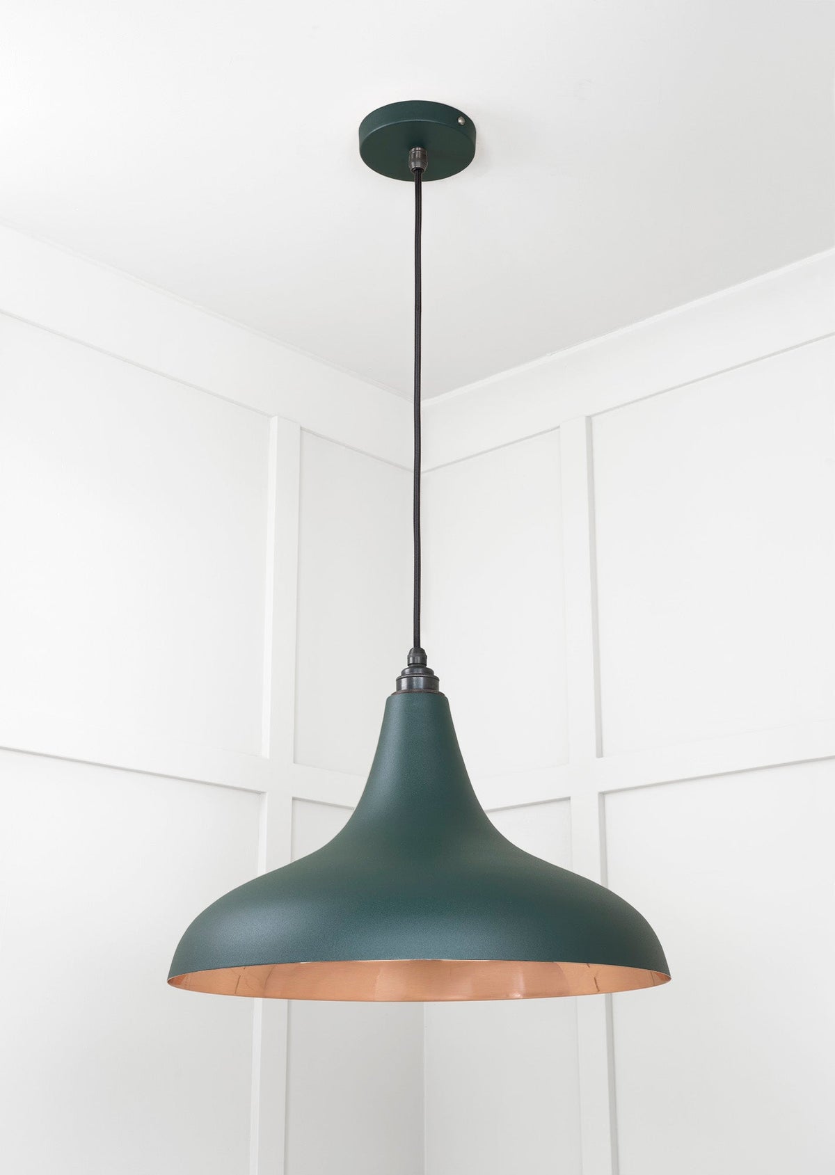 Smooth Copper Frankley Pendant by From The Anvil