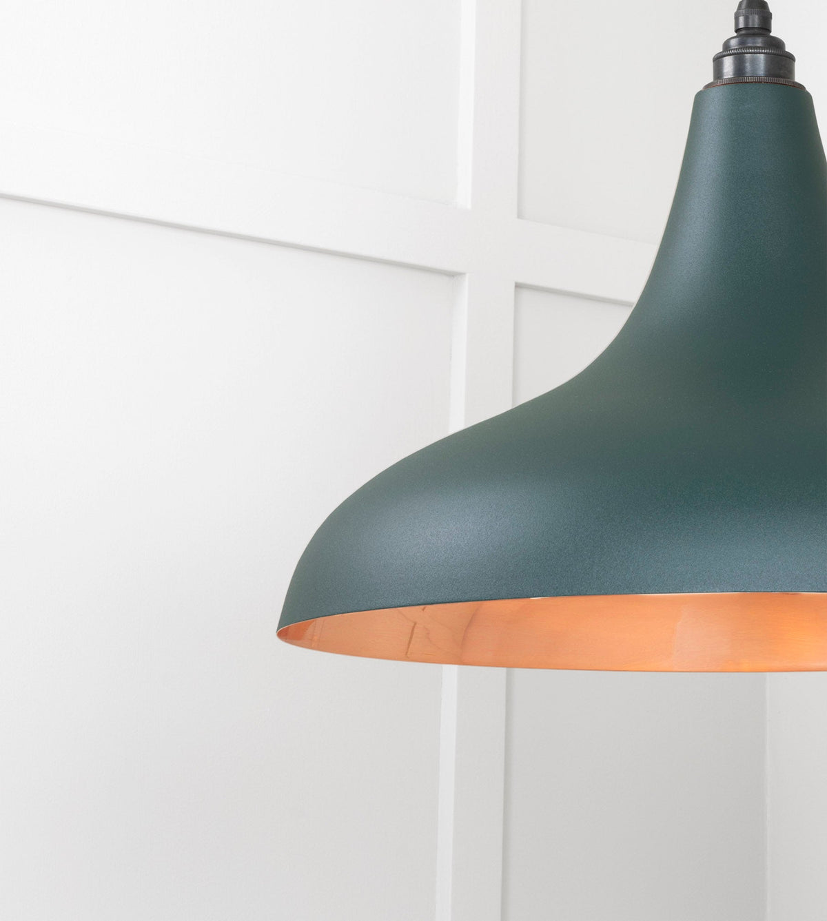 Smooth Copper Frankley Pendant by From The Anvil