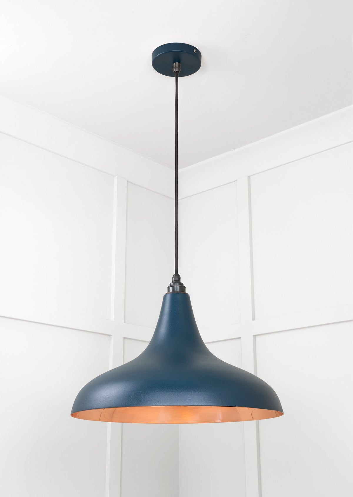 Smooth Copper Frankley Pendant by From The Anvil