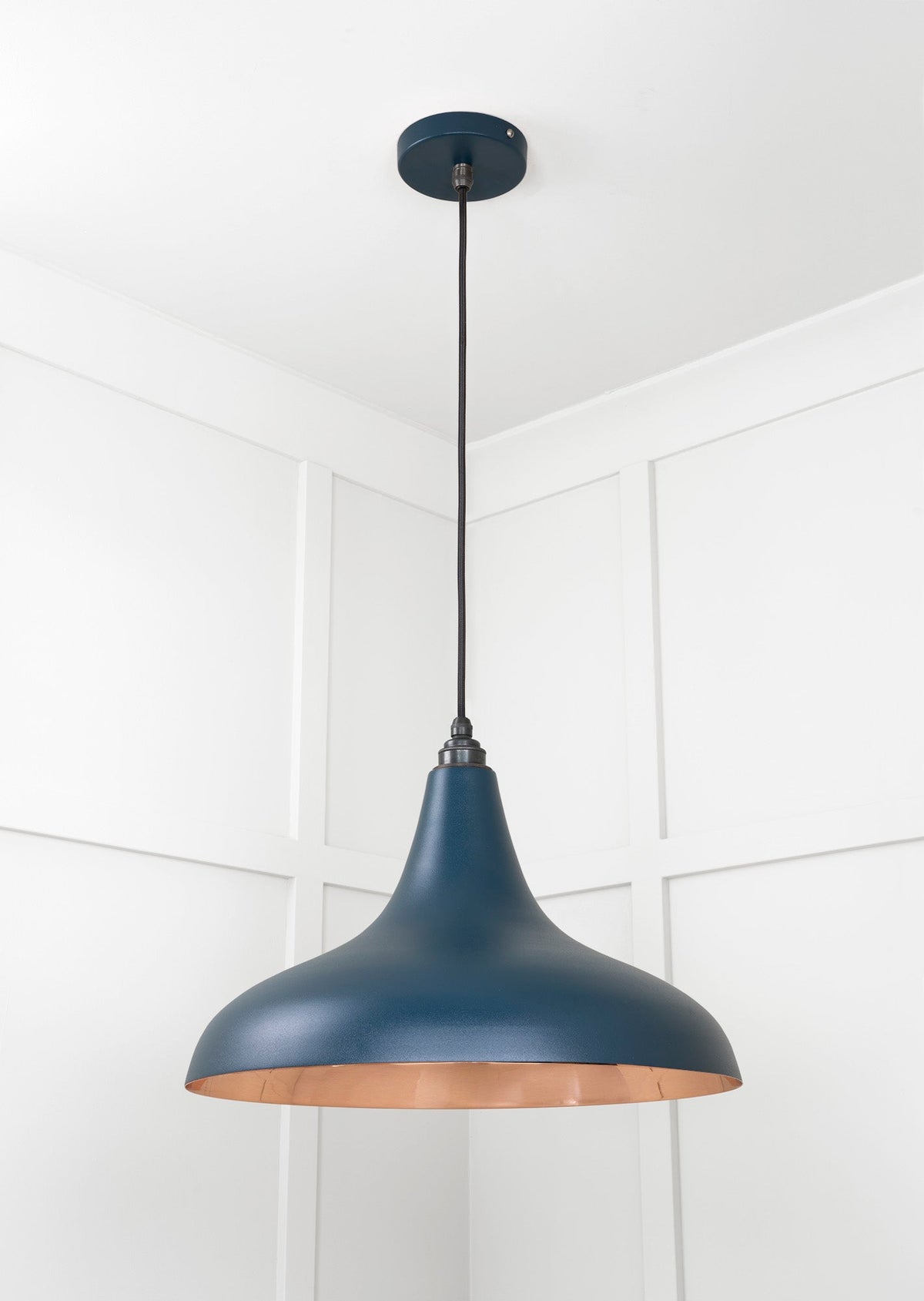 Smooth Copper Frankley Pendant by From The Anvil