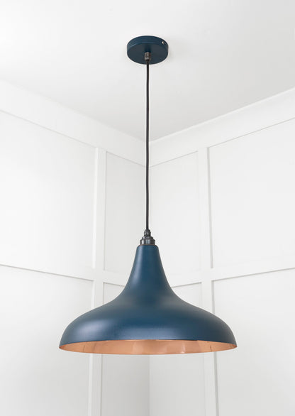 Smooth Copper Frankley Pendant by From The Anvil