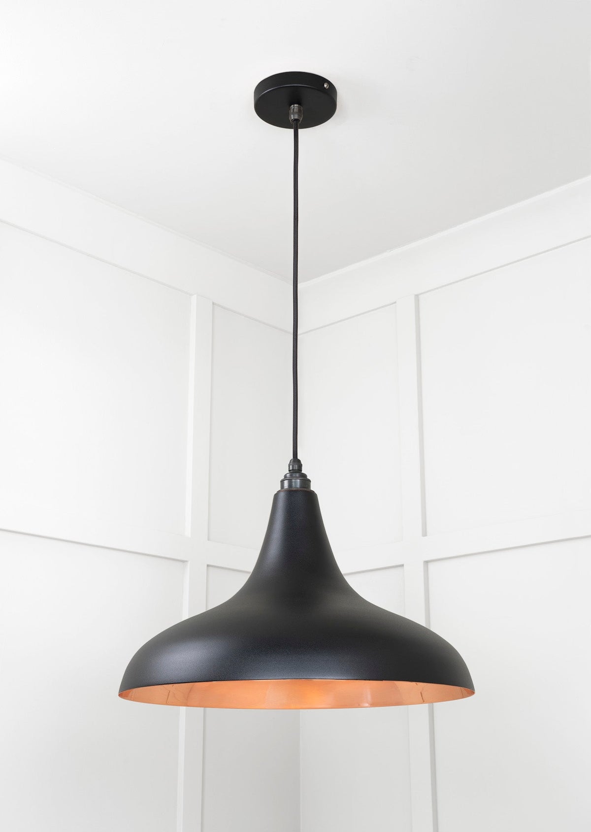 Smooth Copper Frankley Pendant by From The Anvil