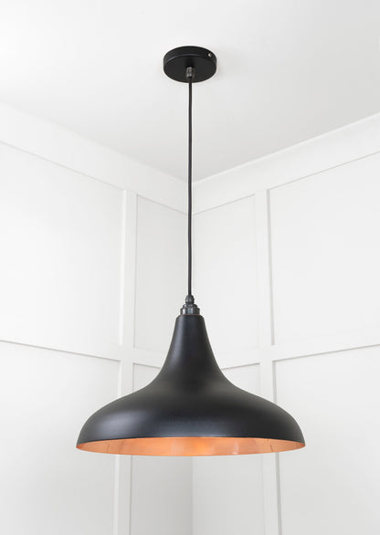 Smooth Copper Frankley Pendant by From The Anvil