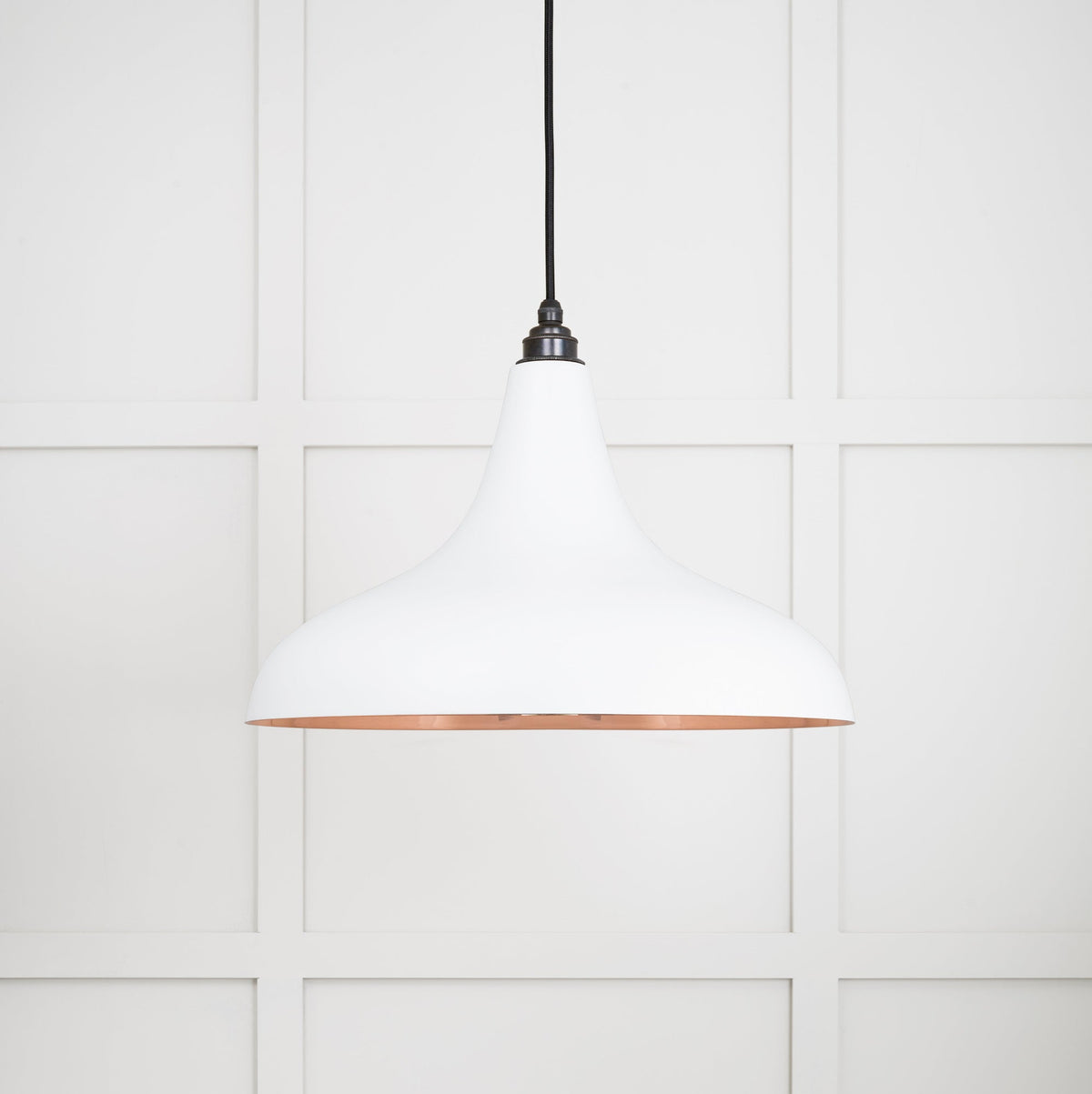 Smooth Copper Frankley Pendant by From The Anvil