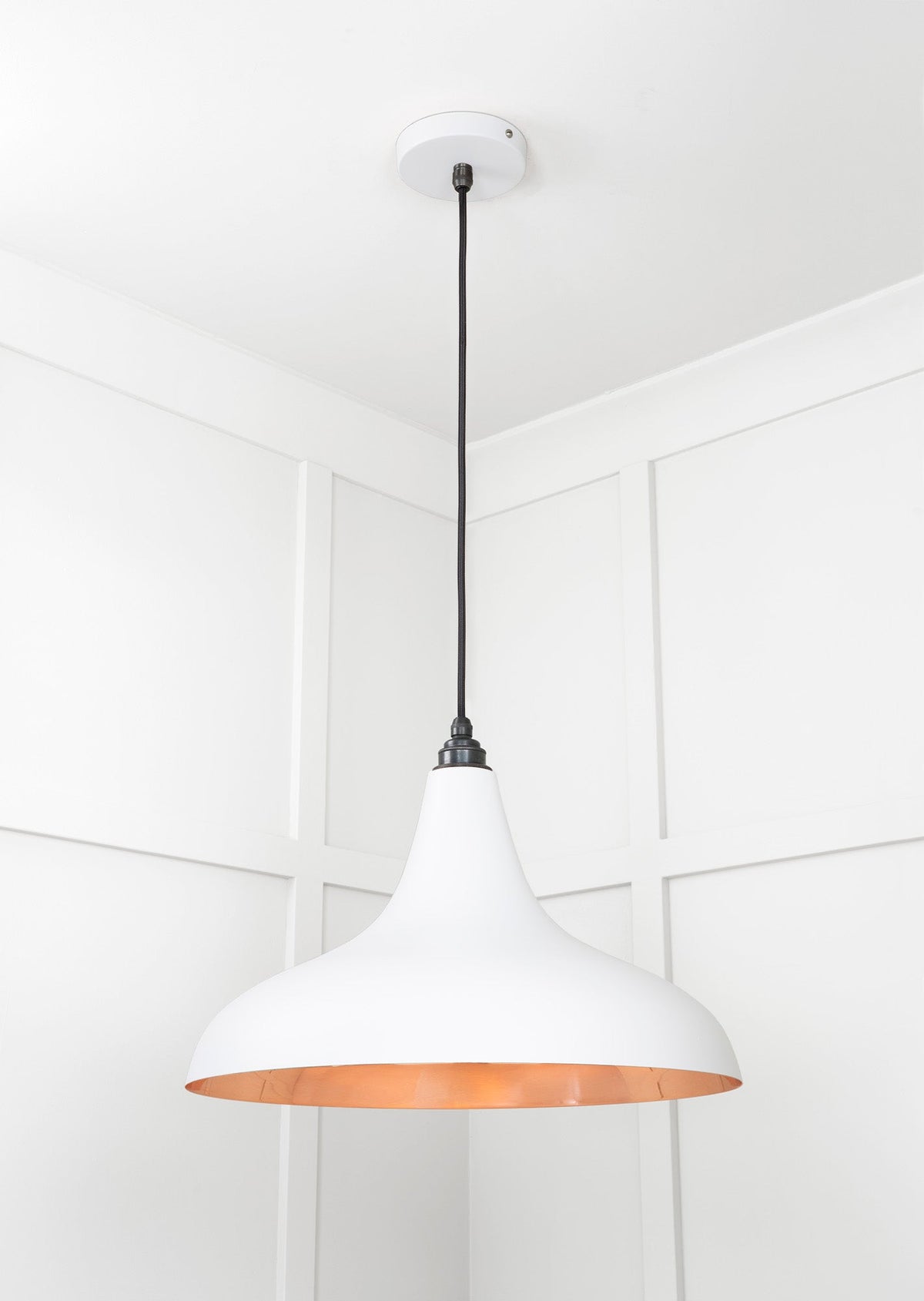 Smooth Copper Frankley Pendant by From The Anvil