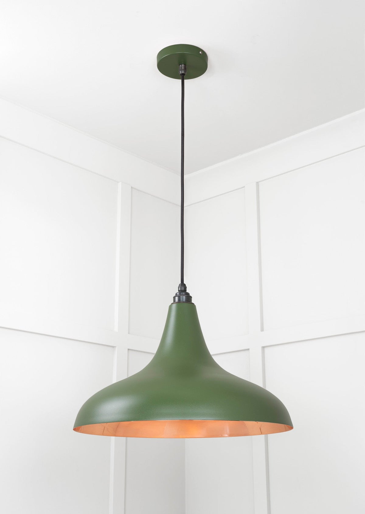 Smooth Copper Frankley Pendant by From The Anvil