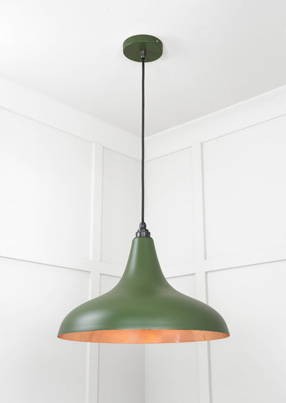 Smooth Copper Frankley Pendant by From The Anvil