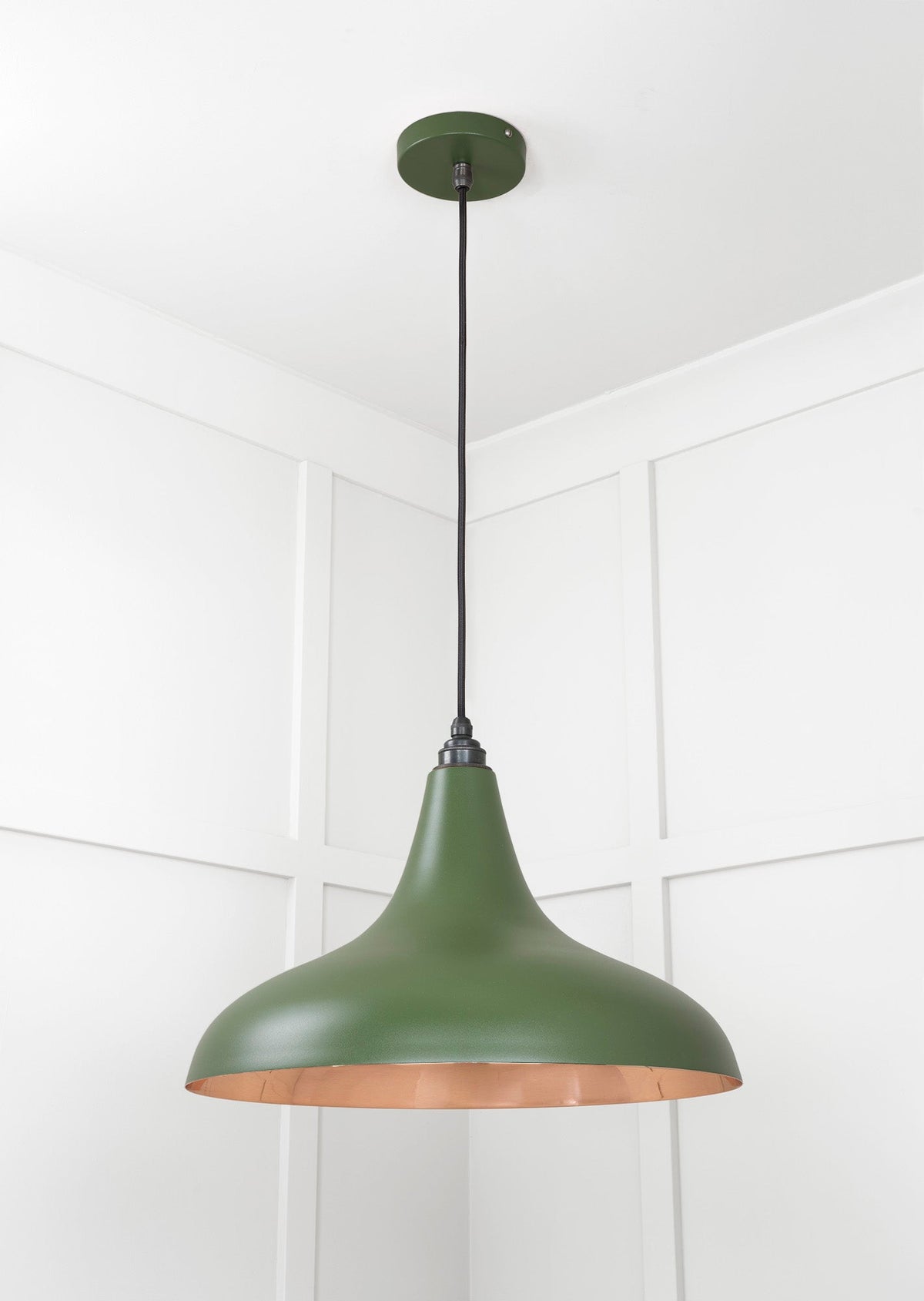 Smooth Copper Frankley Pendant by From The Anvil
