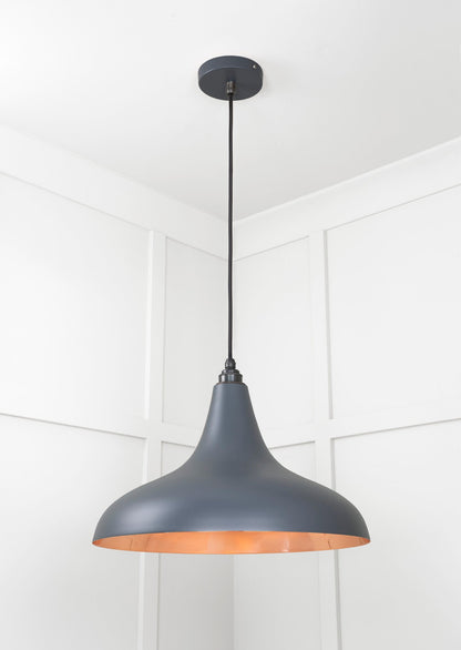 Smooth Copper Frankley Pendant by From The Anvil
