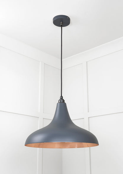 Smooth Copper Frankley Pendant by From The Anvil