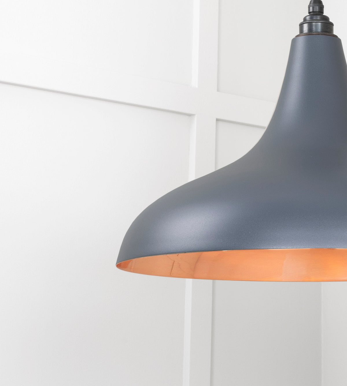 Smooth Copper Frankley Pendant by From The Anvil