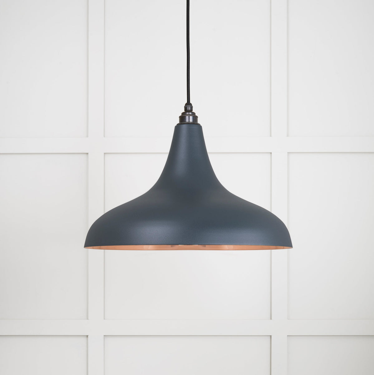 Smooth Copper Frankley Pendant by From The Anvil