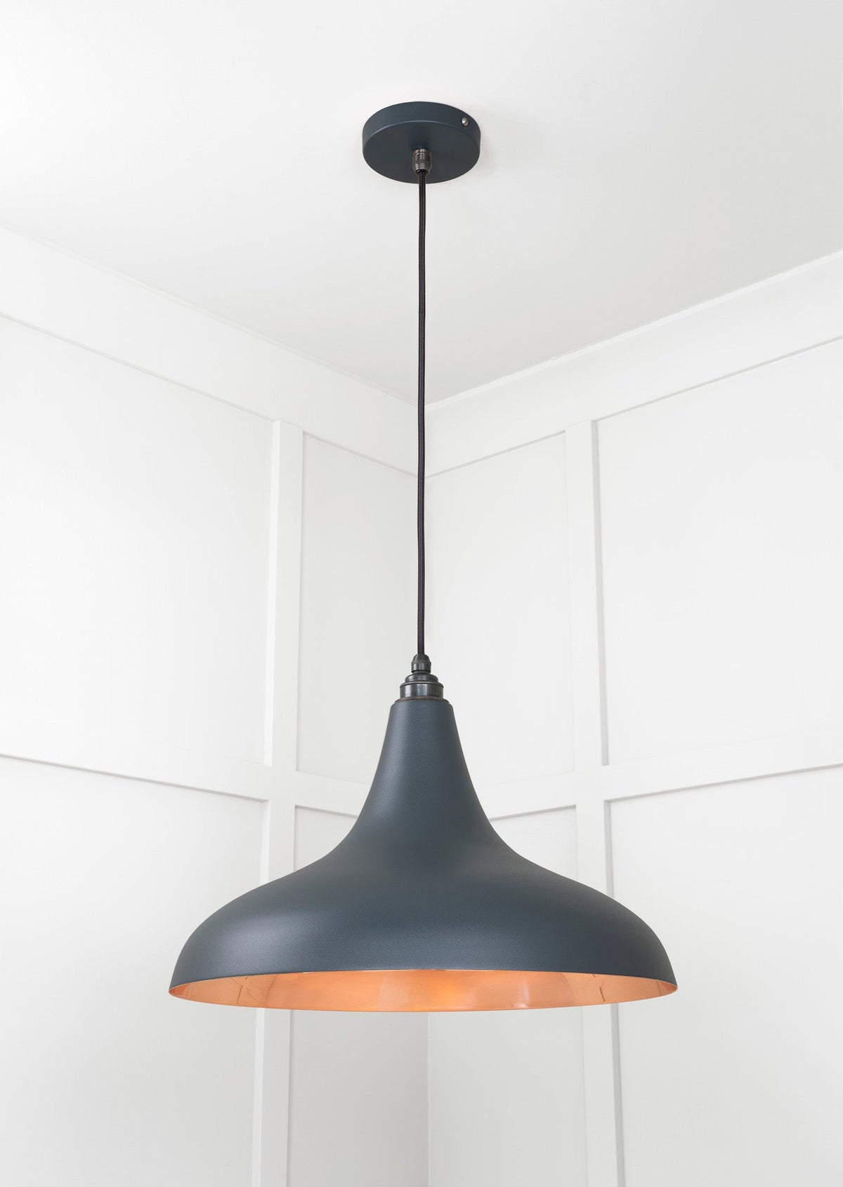 Smooth Copper Frankley Pendant by From The Anvil