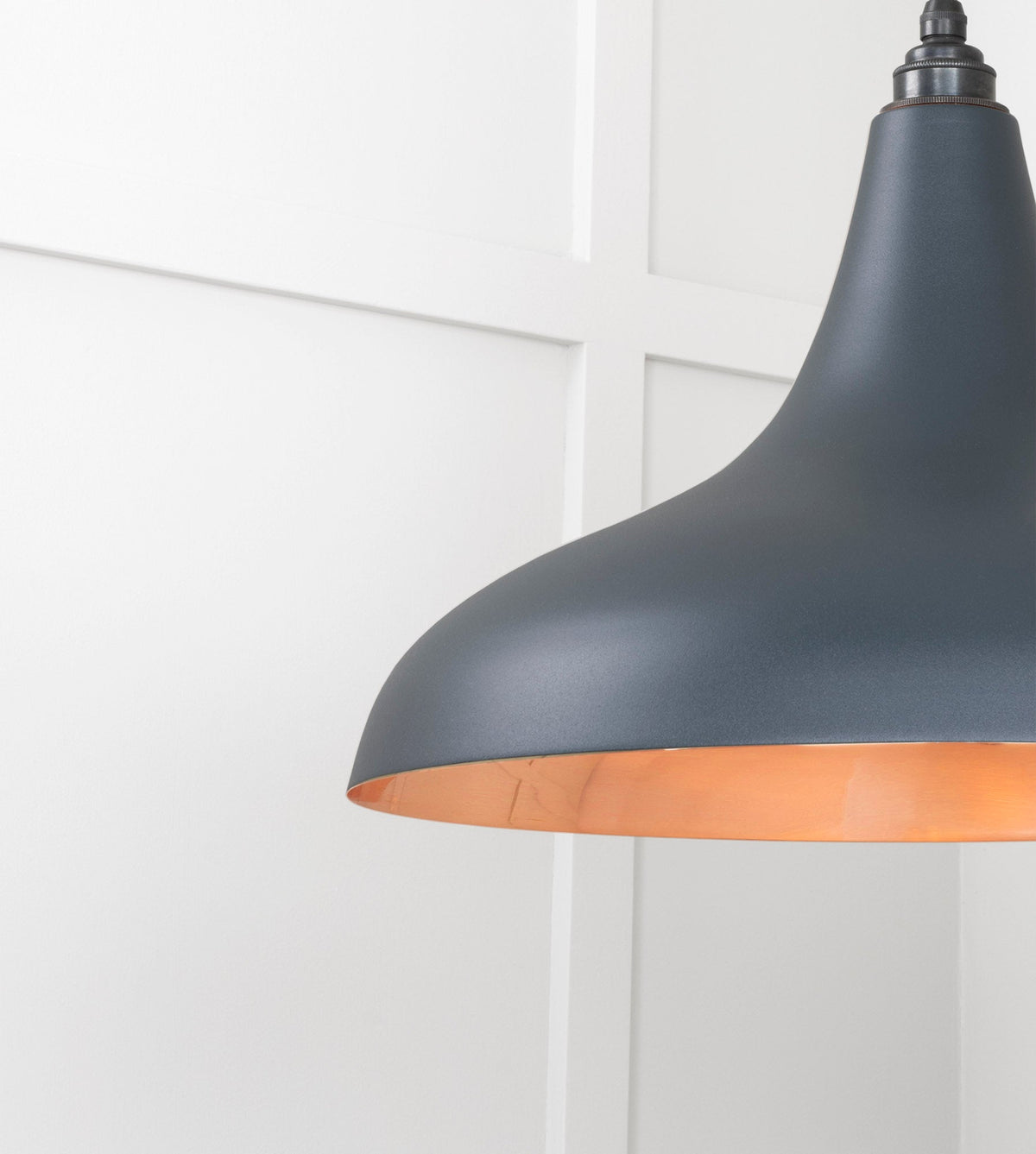 Smooth Copper Frankley Pendant by From The Anvil