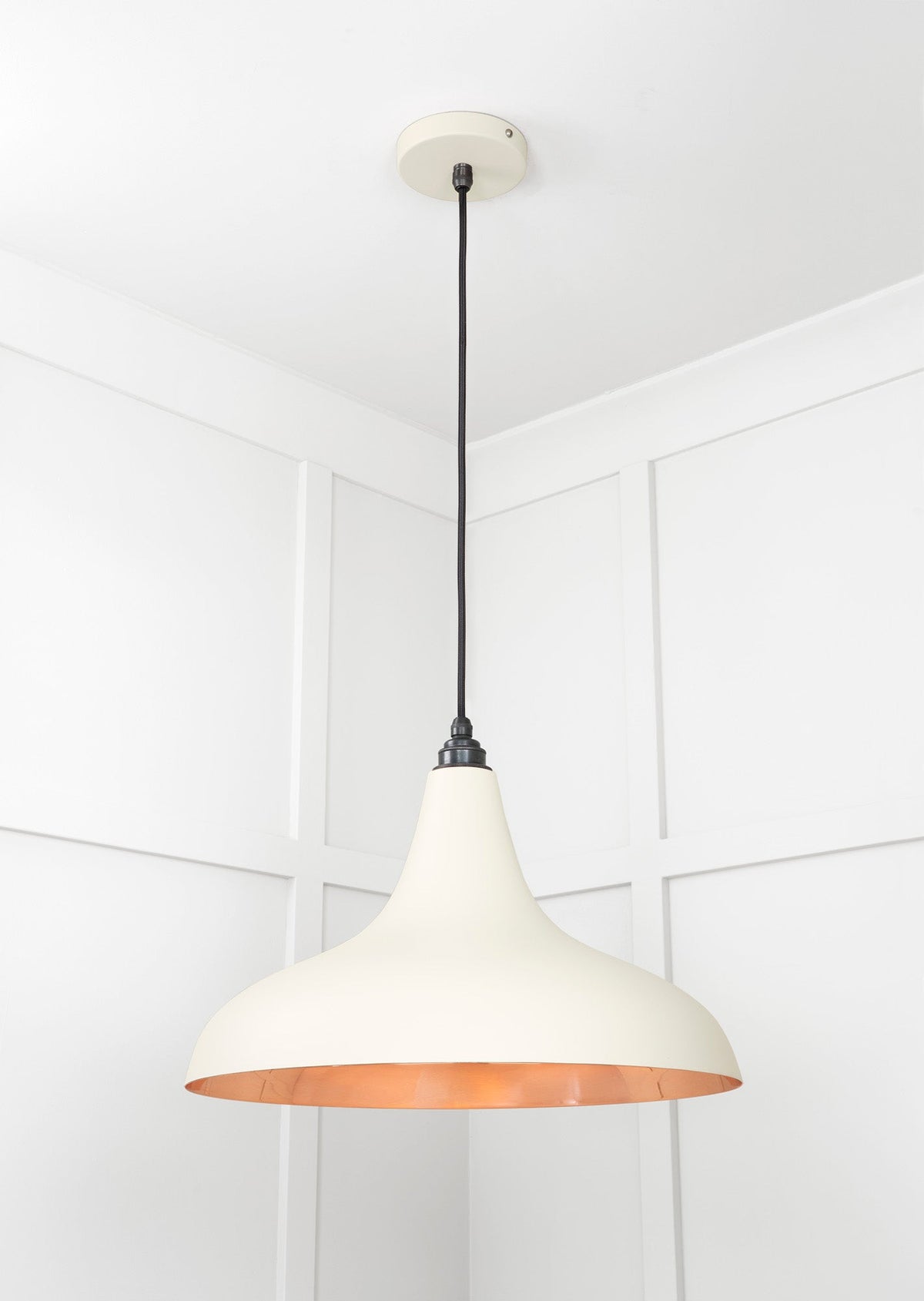 Smooth Copper Frankley Pendant by From The Anvil