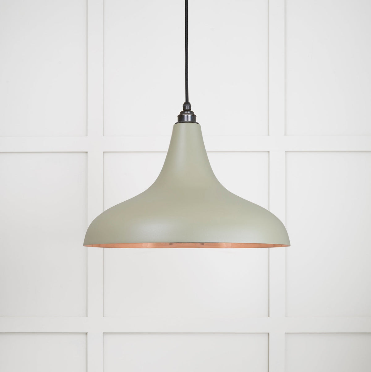Smooth Copper Frankley Pendant by From The Anvil