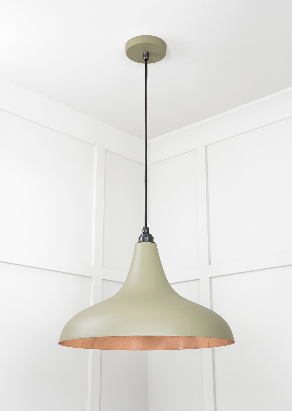 Smooth Copper Frankley Pendant by From The Anvil
