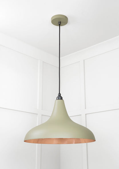 Smooth Copper Frankley Pendant by From The Anvil