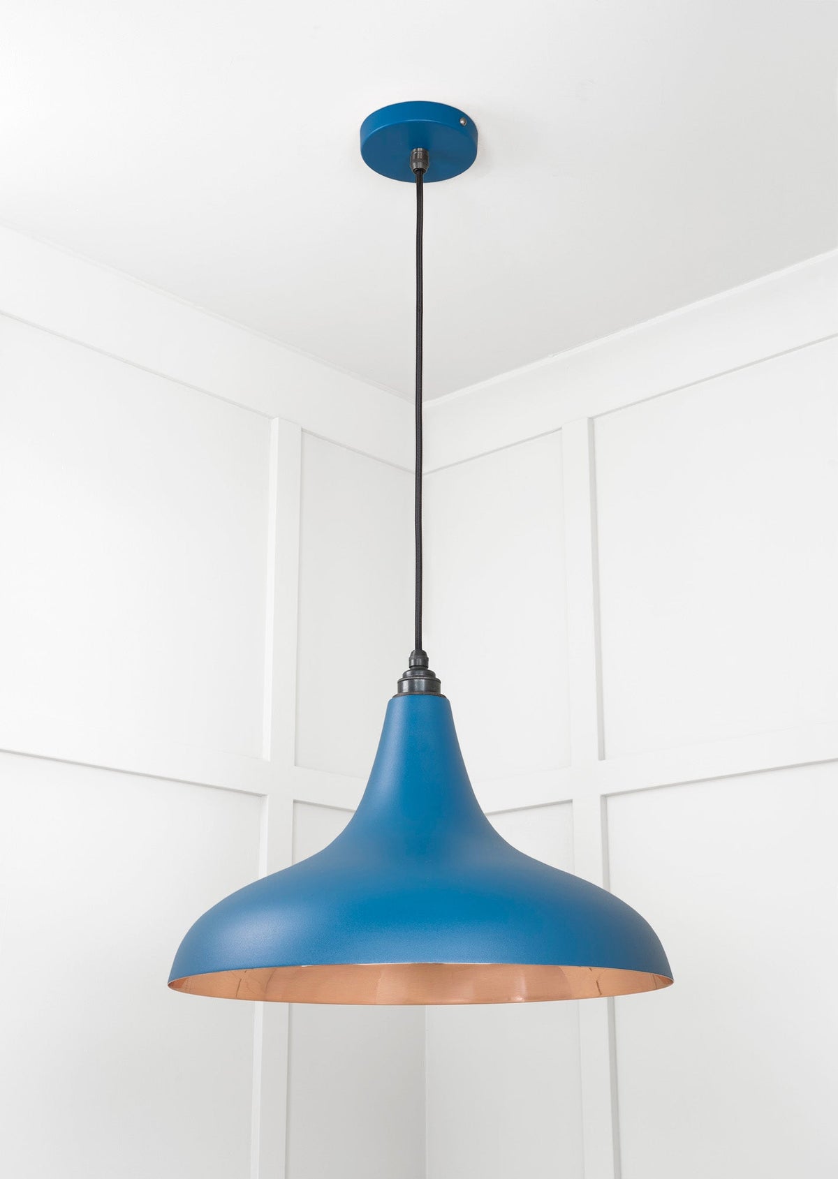 Smooth Copper Frankley Pendant by From The Anvil