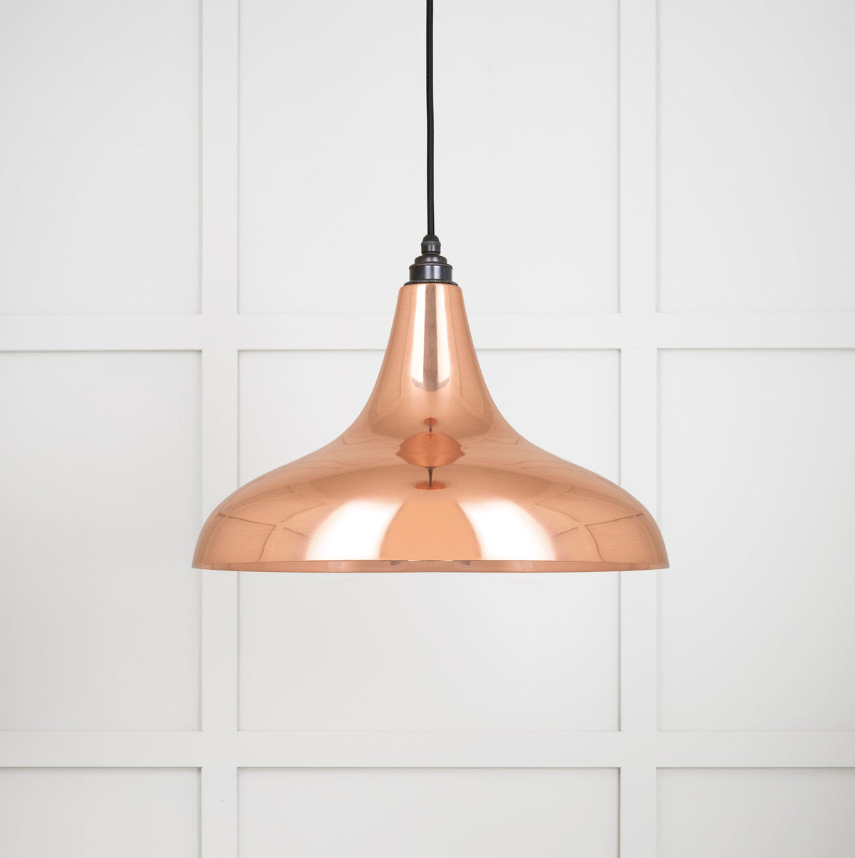 Smooth Copper Frankley Pendant by From The Anvil