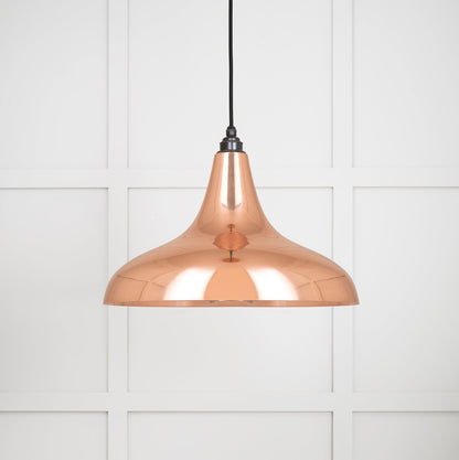 Smooth Copper Frankley Pendant by From The Anvil