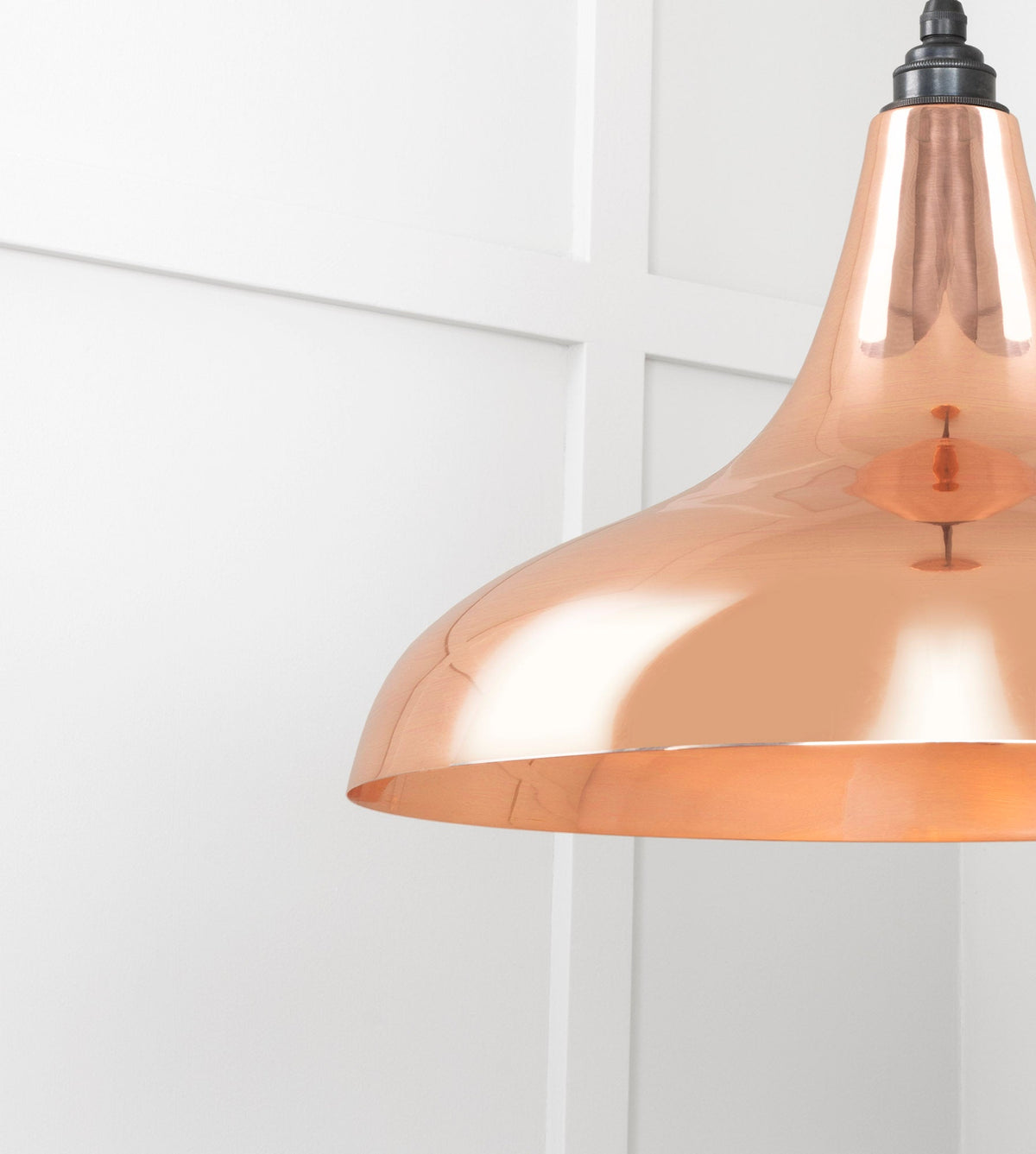 Smooth Copper Frankley Pendant by From The Anvil