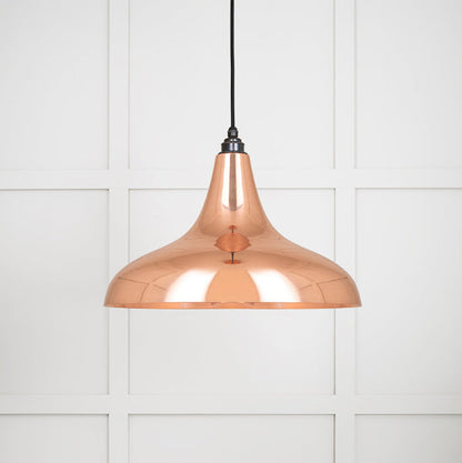 Smooth Copper Frankley Pendant by From The Anvil