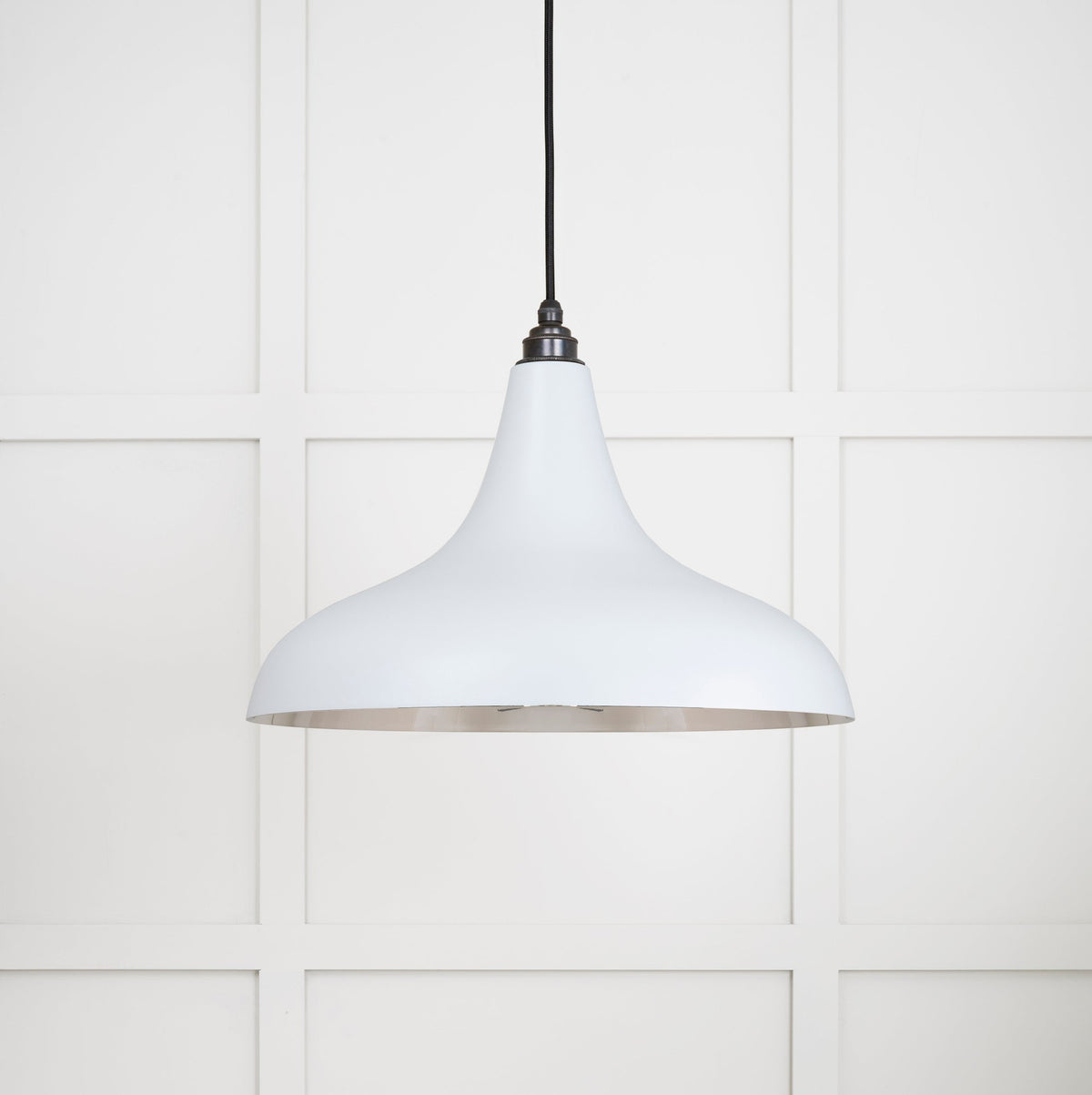 Smooth Nickel Frankley Pendant by From The Anvil