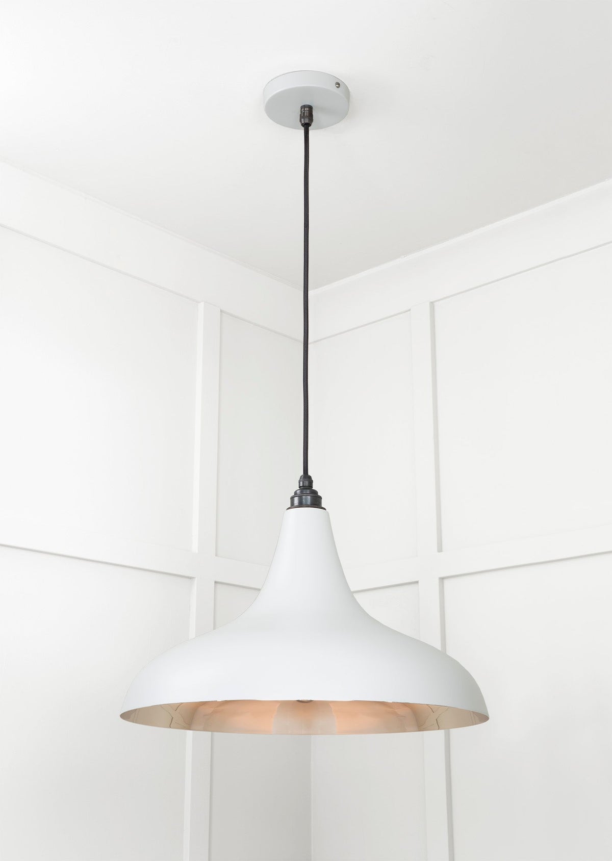 Smooth Nickel Frankley Pendant by From The Anvil
