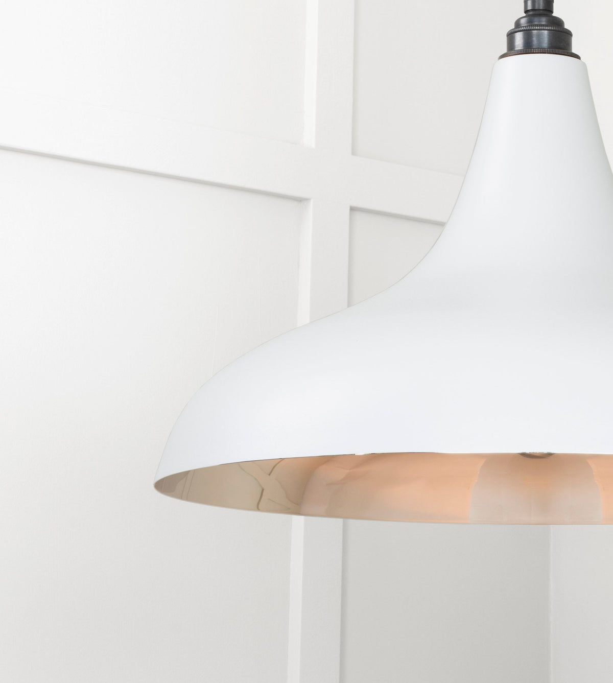 Smooth Nickel Frankley Pendant by From The Anvil