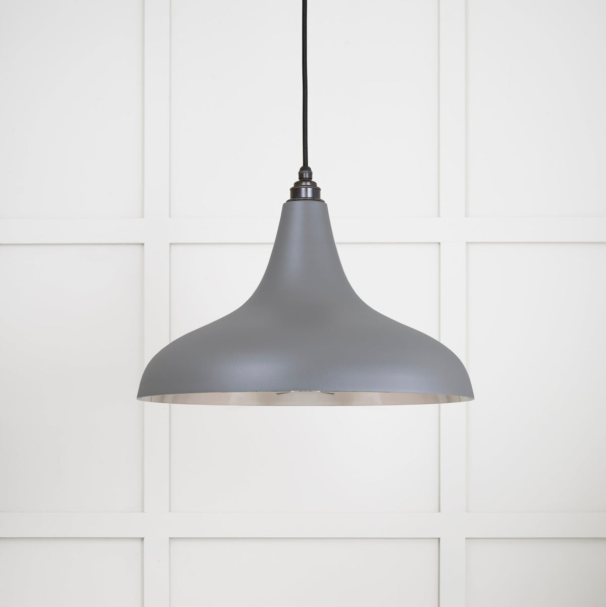 Smooth Nickel Frankley Pendant by From The Anvil