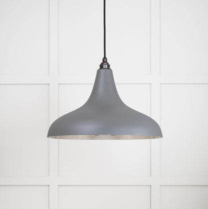 Smooth Nickel Frankley Pendant by From The Anvil