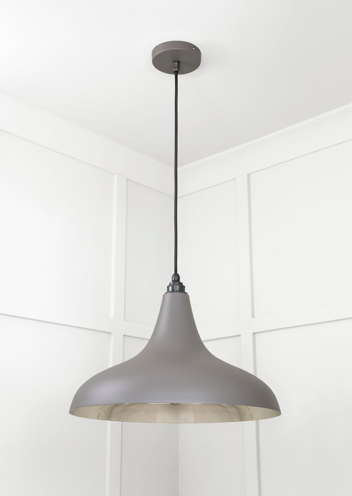 Smooth Nickel Frankley Pendant by From The Anvil