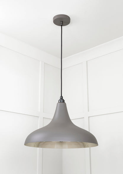 Smooth Nickel Frankley Pendant by From The Anvil