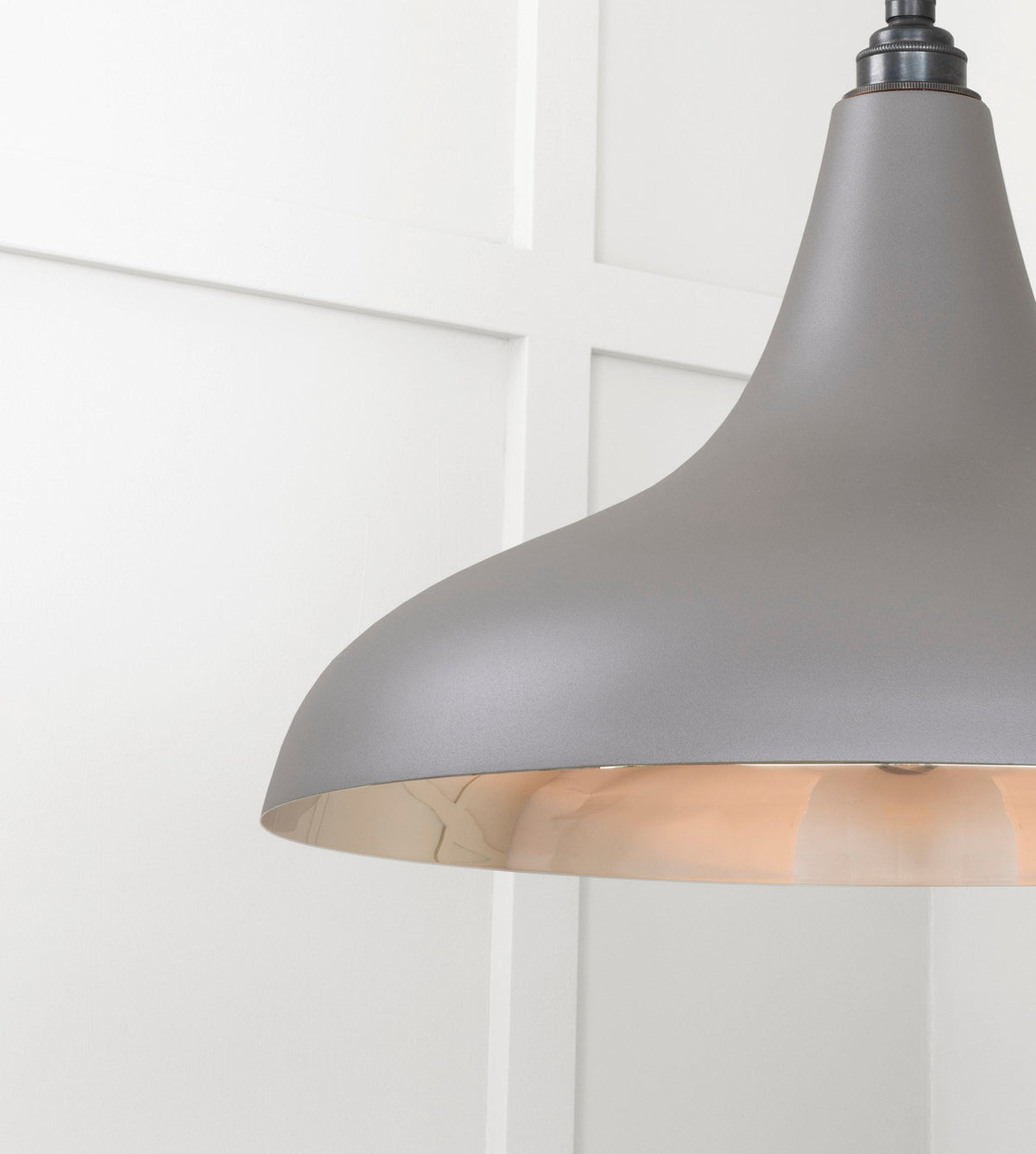 Smooth Nickel Frankley Pendant by From The Anvil