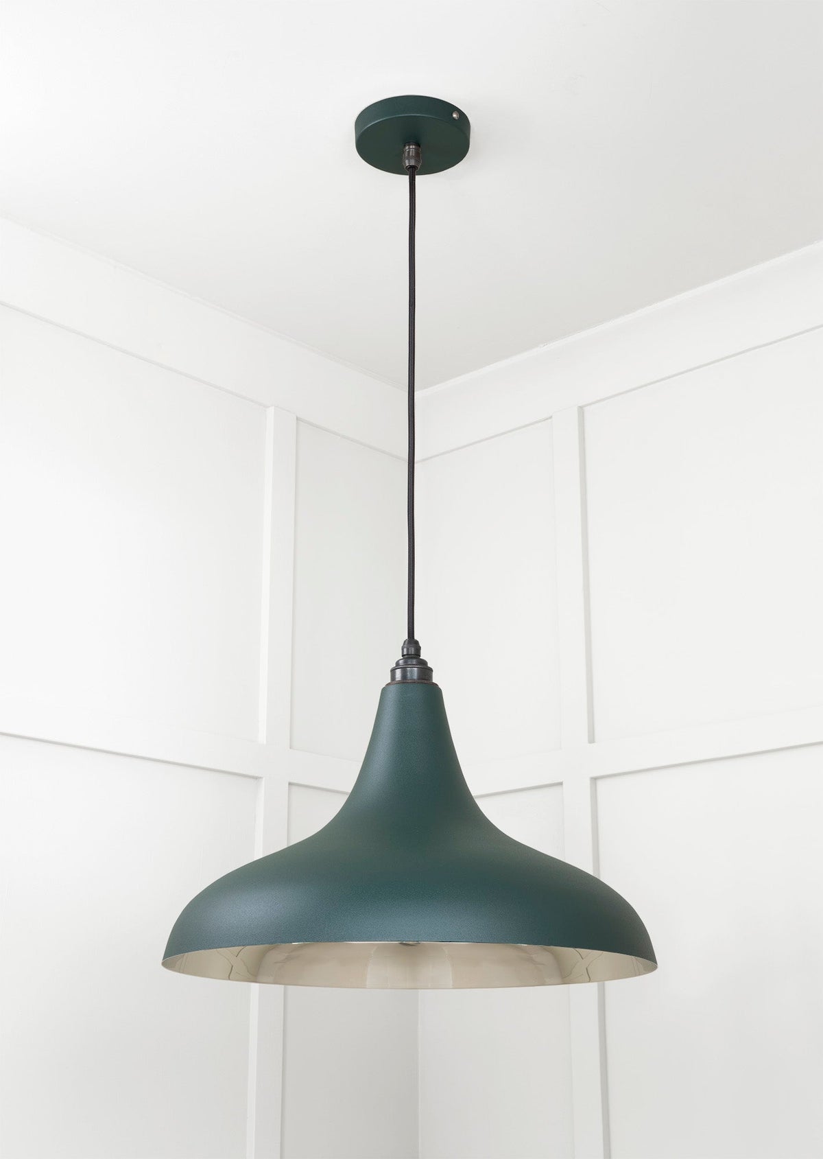 Smooth Nickel Frankley Pendant by From The Anvil