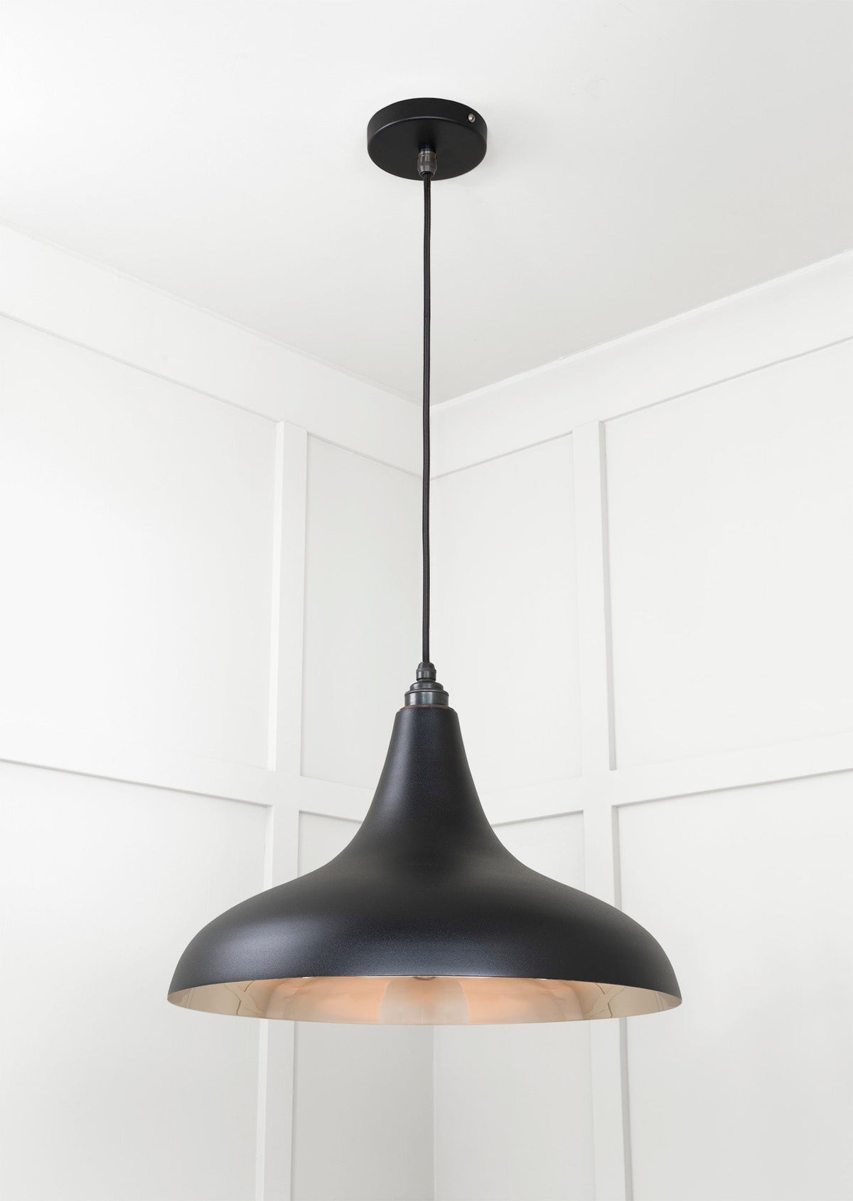 Smooth Nickel Frankley Pendant by From The Anvil