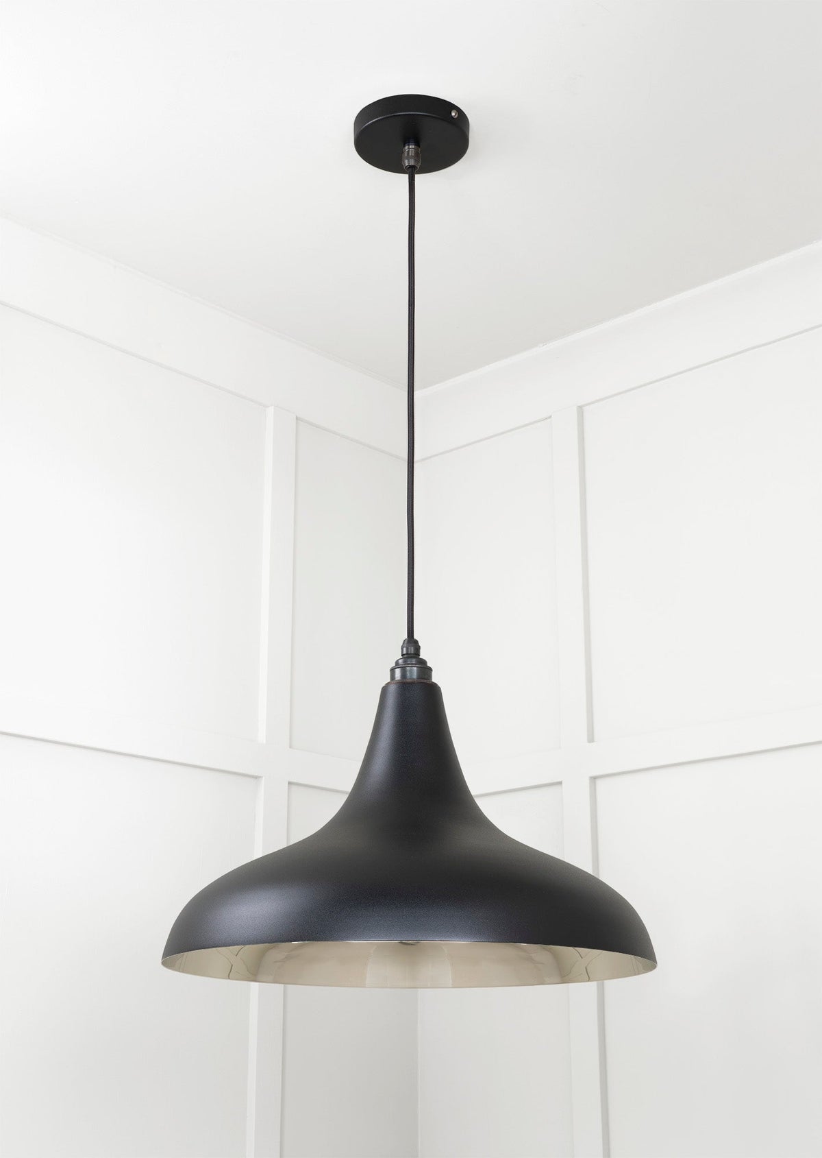 Smooth Nickel Frankley Pendant by From The Anvil