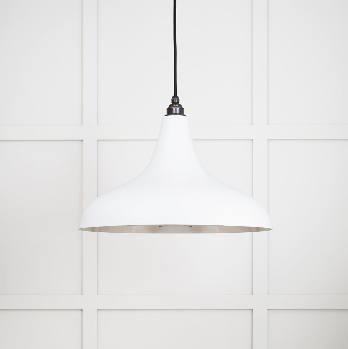 Smooth Nickel Frankley Pendant by From The Anvil